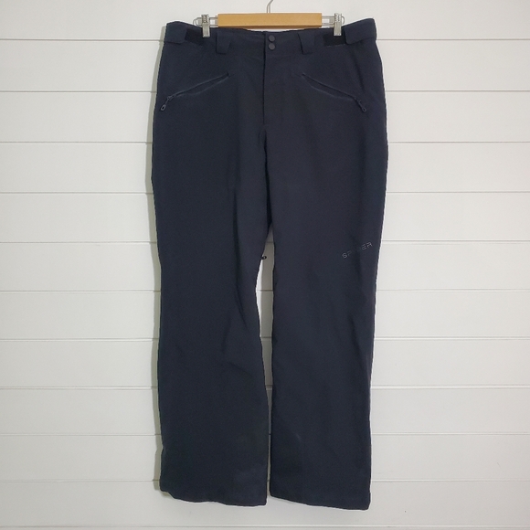 Spyder Gore-TEX Insulated Snow  Black Pants Size L Regular - Picture 1 of 16